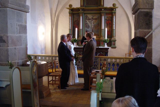 Notice the interesting arrangement of the four chairs