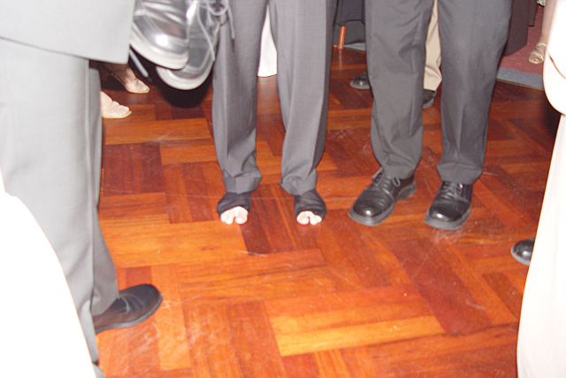The original motivation is not clear but some say it's to catalyze the sewing prowess of the bride