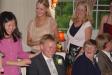 If the bride goes to the bathroom, all the ladies run up and kiss the groom! (and vice versa)