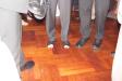 The original motivation is not clear but some say it's to catalyze the sewing prowess of the bride